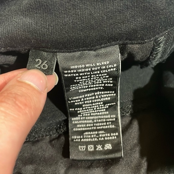 J Brand Natasha Sky Skinny High Rise Jeans in Seriously Black - Picture 12 of 13